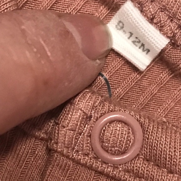 MORI Baby Blush pink Bamboo/Organic Cotton 2 PC SET 9-12 mo Rib Knit Girls - Picture 4 of 12